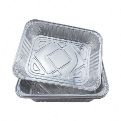 China High Quality Disposable Food Aluminum Foil Food Container Tin Paper Lunch Box At Factory Price for sale