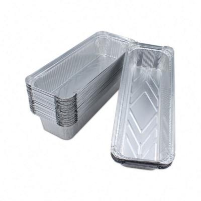 China Food Free Sample 250ml Rectangular Aluminum Foil Lunch Box for sale