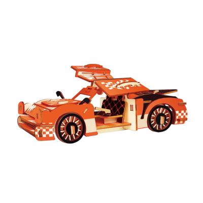 China DIY Car 3D Wooden Jigsaw Vehicle Jigsaw Puzzle Novelty TOY BZQ Gear Toys For Children for sale