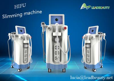 China 4 Heads Shaping And Face Lifting Rf hifu beauty machine Fast Slimming 500000 shots for sale