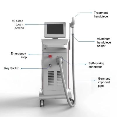 China Medical CE approved 1200w Tripple wavelength 808 755 1064 diode laser professional hair removal for sale