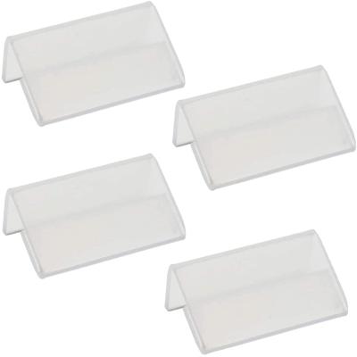 China Mini Acrylic Tag Holder Tags Cube Store Shelves Digital Price Tag Rack In Office for sale