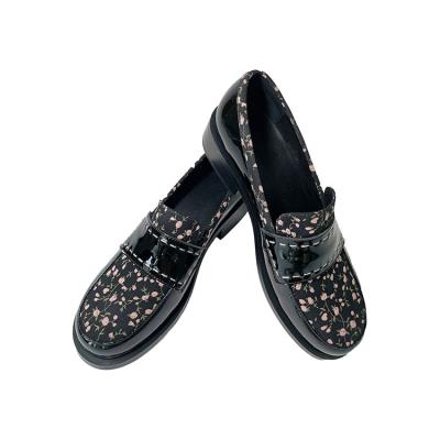 China Other LCAD Made In China Fashion Commuter Simple Black Women Low Heel Loafer Shoes for sale