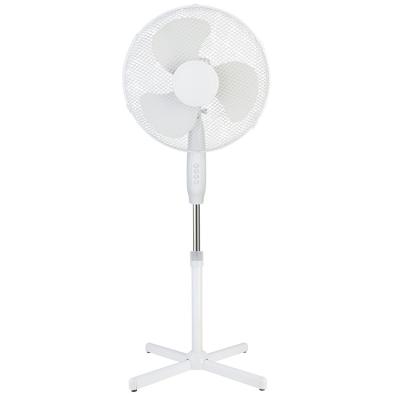 China Lowest Noise Hot Selling Solar Electric Floor Fans 16 Inch Home Height Adjustable Pedestal Stand Fan For Home for sale