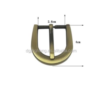 China Eco - Friendly Antique Brass Pin Belt Buckle Metal Buckles For Belt for sale