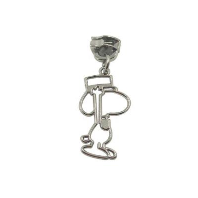 China Nickel Free Naughty Puppy Form Customized Logo Metal Zipper Puller Metal Zipper Slider for sale