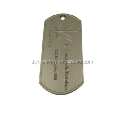 China Europe Souvenir Gifts Embossed Metal Dog Tags For Pets for sale