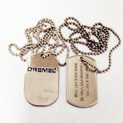 China Cheap Price Custom Farming Metal Dog Tag Stainless Steel Pet ID Zinc Alloy Aluminum Tag With Chain And Hooks for sale