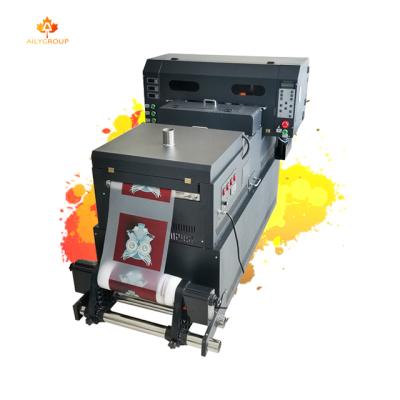 China Garment shops a3 low price automatic industrial pet film dtf digital inkjet printer garment t-shirt printing plotter machine for t-shirt for sale