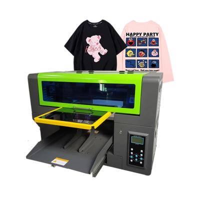 China Garment Shops Large Industrial A3 Straight To Garment Fabric Textile DTG Reactive Ink Digital Textile Printing Printer For Cotton for sale