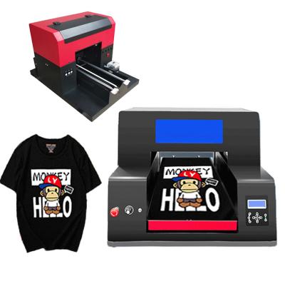 China Garment shops A4 hymatic dtg printer 2 t-shirt printing machine main low cost multiple price in india for sale