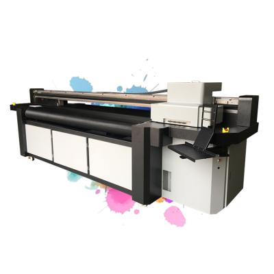 China Hotels Factory 1.8m 18000mm 1.8m Size Versatile Roll To Roll PVC UV Label Printer Flatbed Digital Hybrid Inkjet Printing Machine for sale