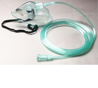 China home & CE/ISO 13485 Surgical Supplies Disposable Oxygen Connector With Cover Oxygen Face Cover for sale