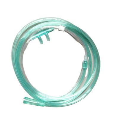 China Medical Grade PVC Anti Crush Disposable Nasal Cannulae with Silicone Tip, Oxygen Cannulae Nasal Tubing, Disposable Adult Oxygen Nasal Cannula for sale