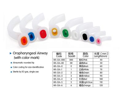 China home & Oropharyngeal airway of surgical supplies with color mark (Berman's airway) for sale