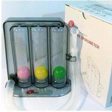 China Portable medical grade PE three ball spirometers for lung health care, 1500cc-3000cc 3ball spirometers, breathing training 3ball spirometer for sale