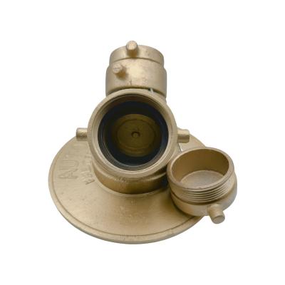 China Water Connection Manifold And Foam Fire Brigade Cast Brass for sale