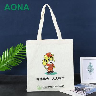 China Printed Handled Custom To Reuse Simple Organic Bulk Tote Cotton Canvas Large Reusable Shopping Bag With Logo for sale