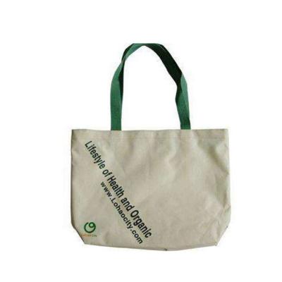 China Cheap Handled Carry Logo Printing 2.5x45cm Handle Cotton Canvas Bag Customized Tote Bag for sale