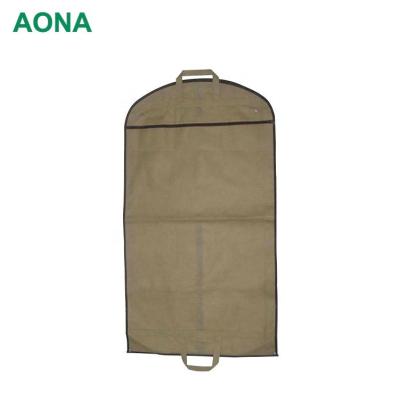 China Custom Wholesale High Quality Non Woven Foldable Dust Cover New Products Shopping Bag Men's Clothing Suit Garment Bag for sale