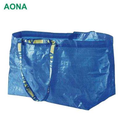 China Custom high quality promotional eco friendly custom gravure printing laminated pp woven bag with zipper with length handle for sale