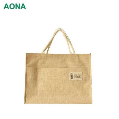 China Cheap Shopping Bag Wholesale Customized Promotional , Jute Sack Shopping Tote Bag for sale