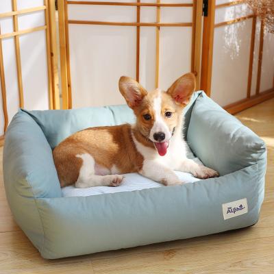 China Ldeal Energetic Artist Hand Wash Petstar Luxury Cozy Life Comfortable Dog Bed with Removable Cushion for sale