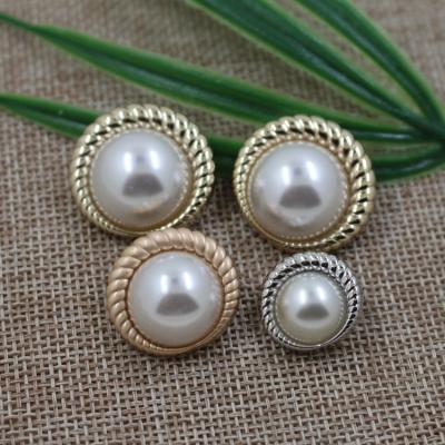 China Hot Sale Metal Round Hand Leg Sustainable Bead Sewing Button With Metal Base for sale