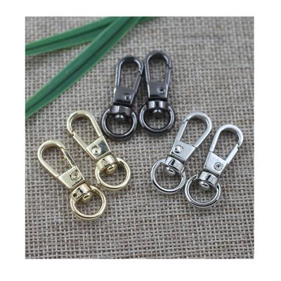 China Garment\Shell\Cell Phone Lanyard\Bags High Quality Swivel Small Lanyard Metal Gold Color Fashion Dog Snap Hook for sale