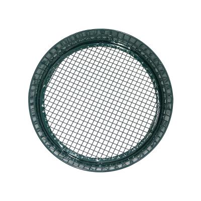 China Long Weather Fresh Color Garden Sieve Green 1/2 Inch Large Mesh Sieve for sale