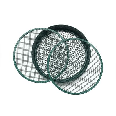 China Wholesale Plain Weave 37cm 3 in 1 Fine Garden Mesh Riddle For Sale Garden Sieve for sale