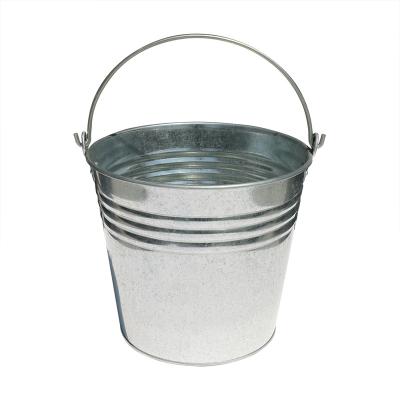 China 10L Sustainable Galvanized Water Bucket PVC Water Storage Bag Steel Clear Plastic Collapsible Bucket for sale