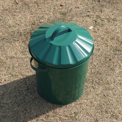 China Mini Garden 14L Green Food Waste Bin Recycling Bins In Garden Compost Bin for sale