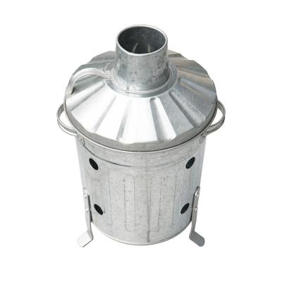 China 14L Mini Garden Bonfire Bin Dustbin Garden Incinerator for sale