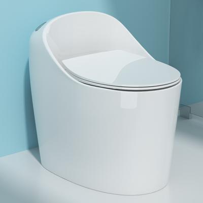 China Modern Short Square Sanitary Ware Bathroom Toilet Kleine Toilet Tank Lavatory Ceramic Egg Toilet for sale