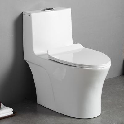 China New Arrival Modern White One Piece Ceramic Toilet WC Piss Strap Banheiro Closestool Dual Toilets for sale