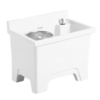 China 2022 Easy Clean Bathroom Sinks Features Deep Basins Vario Height Broom White Ceramic Toilet Room Sink Porcelain for sale