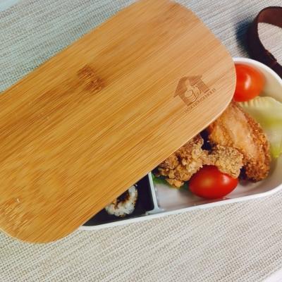 China Pink 1-Layer Bamboo Lid Custom Eco Fridge Plastic Food Grade Bento Lunch Box for Kids for sale