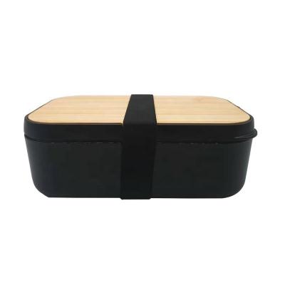 China Leak-proof BPA Free Bento Lunch Box One Layer Eco-Friendly Food Container with Cutlery for sale