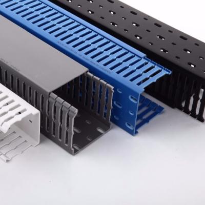 China NEW Slotted 2022 Automatic Control System RDA Blue Perforated Cable Tray for sale