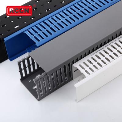 China Automatic Trunking / PVC Control System Slotted PVC Cable Channel GDRF for sale