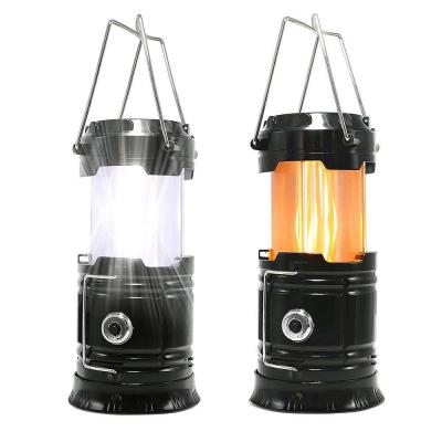 China Camping and other DIFUL Portable 3W Camping Lamp ABS Material Battery Supply Light Portable White Blue Orange Torch Camping Lights Stretchable Camping Lights for sale