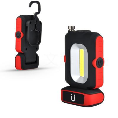 China DIFUL COB Camping Light Eco-friendly Portable With Hook USB Charging Car Repair Lights 2.5V 2W 180 Degree Folding Angle Camping Light for sale