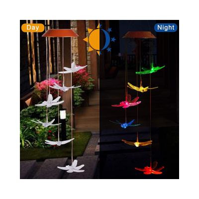 China DIFUL LANDSCAPE Wind Chimes Lights Outdoor Colorful Garden Decoration LED Love Filling Lighting Wind Chimes Indoor Decoration Light for sale