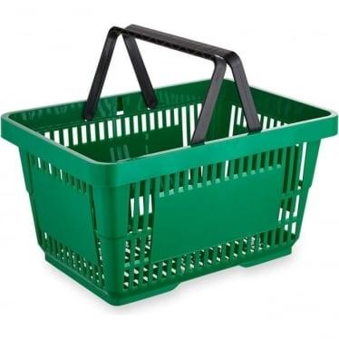 China Eco-friendly Recycled PP Customized Mesh Shopping Plastic Basket Folding Trolleys With Handles for sale