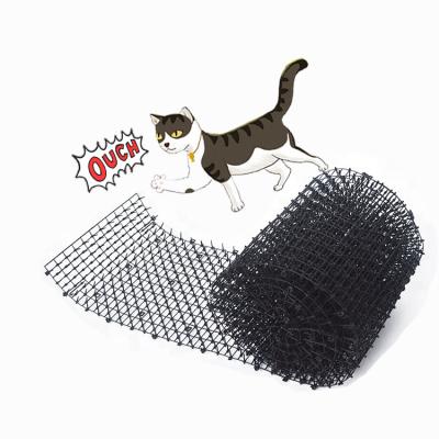 China Viable Outdoor Small Animal Prevention Spike Strip Cat Pet Shock Scat Reventive Mat for sale