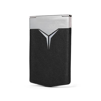 China New and Hot Vintage Factory Customized Side Push Button Men's RFID Blocking Minimalist Aluminum Wallet Credit Card Holder for sale