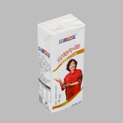 China Waterproof Milk Box Heli Milk Box Materials Aseptic Packaging Paper For Liquid Food for sale