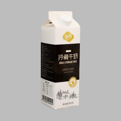 China 1000ML Aseptic Juice /milk Gable Top Carton Box Packing Paper Box For Corrosive for sale