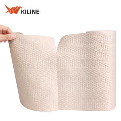 China Customized Convenient Disposable Wiping Cloth Cleaning Towels For Kitchen 50 Sheets/Roll for sale